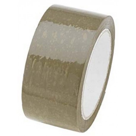 Bande d'emballage F290 polypropylène avec colle caoutchouc naturel 50mmx66m brun 1 rouleau