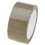 Bande d'emballage F290 polypropylène avec colle caoutchouc naturel 50mmx66m brun 1 rouleau