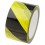 Ruban de signalisation PVC autoadhésif 60mmx66m jaune/noir 1 rouleau