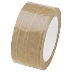 Scotch d'emballage renforcé par des fils, Couleur : chamois, Dimensions 66 m x 50 mm