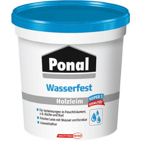 Colle à bois Ponal résistante à l'eau, Modèle : Boîte de 760 g, Type PN12S