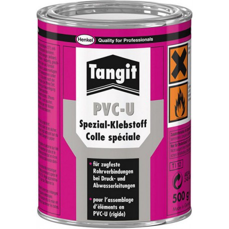 Colle de construction en PVC-U, Modèle : Boîte de 500 g, Type TI12