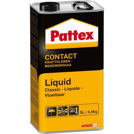 Colle puissante Pattex Classic, Modèle : Bidon de 4,5 kg, Type PCL7W (Par 4)