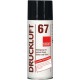 Spray à air comprimé DRUCKLUFT 67, Modèle : Aérosol de 400 ml