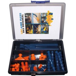 Jeu de tuyaux flexibles pour liquide de refroidissement 1/2'' Flexi Box, 27 pièces