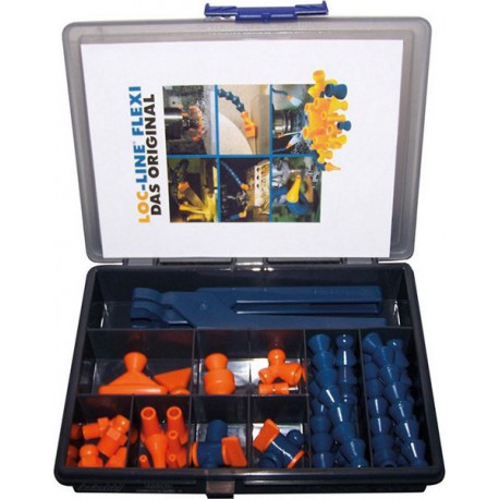 Jeu de tuyaux flexibles pour liquide de refroidissement 1/2'' Flexi Box, 27 pièces