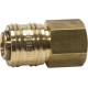Raccord rapide laiton diamètre nominal 7,2 mm filetage femelle F1/4" RIEGLER 1 PCS
