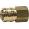 Raccord rapide laiton diamètre nominal 7,2 mm filetage femelle F3/8" RIEGLER 1 PCS
