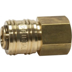 Raccord rapide laiton diamètre nominal 7,2 mm filetage femelle F1/2" RIEGLER 1 PCS