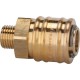 Coupleur à filetage mâle, Raccord : G 1/2 pouces, OC 21 mm, Long. 41 mm