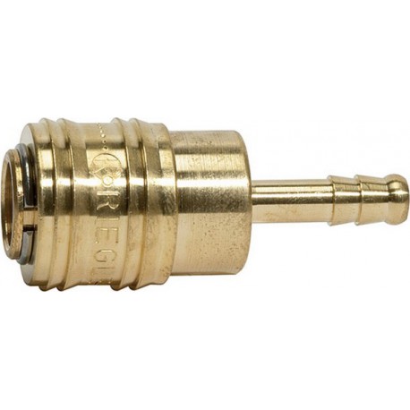 Raccord rapide laiton diamètre nominal 7,2 mm douille Ø intérieur tuyau 9mm RIEGLER 1 PCS