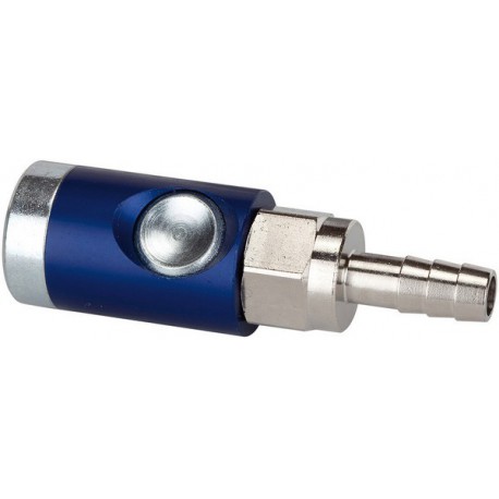 Coupleur avec raccord de tuyau, Raccord : LW 6 mm, OC 20 mm, Long. 85,5 mm
