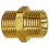 Double raccord fileté à filetage mâle, Raccord : G 3/4 x G 3/4 pouces, OC 32 mm, Long. 33 mm