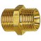 Double raccord fileté à filetage mâle, Raccord : G 1/4 x G 3/8 pouces, OC 19 mm, Long. 24 mm