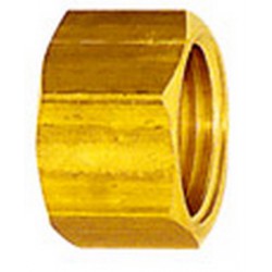 Écrou-raccord laiton 6 pans F3/8" pour douille Ø intérieur tuyau 4/6/9mm RIEGLER 1 PCS