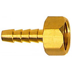 Embout à olive à visser G3/8 filetage intérieur largeur de tuyau 6 laiton