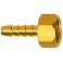 Embout à olive à visser à filetage femelle, Raccord : G 1/4 pouces, Pour tuyau flexible LW 6 mm, OC 19 mm, Long. : 36 mm