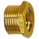 Fileté mále réducteur, court, Raccord : G 1/2 filetage mâle x G 1/4 filetage femelle pouces, OC 22 mm, Long. 15,5 mm