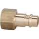 Raccord mâle laiton pour raccord diamètre nominal 7,2mm filetage femelle F1/4" RIEGLER 1 PCS