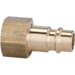 Raccord mâle laiton pour raccord diamètre nominal 7,2mm filetage femelle F1/4" RIEGLER 1 PCS