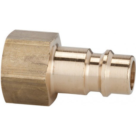Raccord mâle laiton pour raccord diamètre nominal 7,2mm filetage femelle F1/4" RIEGLER 1 PCS