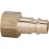 Raccord mâle laiton pour raccord diamètre nominal 7,2mm filetage femelle F1/4" RIEGLER 1 PCS