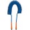 Tuyau flexible spiralé PU avec raccord vissable, Dimensions : 9,5 x 6,3 mm, Raccord G 1/4 pouces, Ø de spirale extérieure 60 mm, Long. : 6,0 m