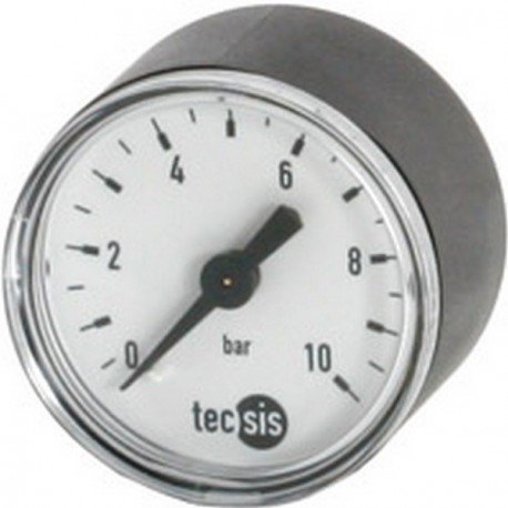 Manomètre, central arrière, Ø nominal : 63 mm, Raccord G 1/4 pouces, Plage d'affichage 0-4 bar