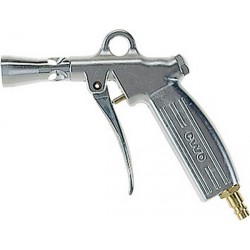 Pistolet à air en aluminium, avec buse aluminium à jet en métal, Raccord : Connecteur mâle DN 7,2