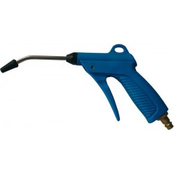 Pistolet à air en matière synthétique, dosable tube prolongateur en acier, pivotable, Raccord : Connecteur mâle DN 7,2