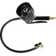Testeur de pression des pneus manuel 151 euroair, Ø manomètre : 80 mm, Raccord Connecteur mâle DN 7,2