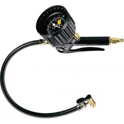 Testeur de pression des pneus manuel 151 euroair, Ø manomètre : 80 mm, Raccord Connecteur mâle DN 7,2
