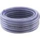 Tuyau tissu en PVC transparent, Dimensions : 6 x 3 mm, Long. 25 m