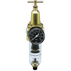 Détendeur à filtre, Filetage de raccordement : G 1/2 pouces, Débit à 6 bar 175 m³/h, Larg. : nominale DN 15, Hauteur : 306 mm