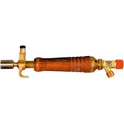 Poignée avec brûleur de fer, Pression du gaz : 1,5 bar, Consommation de gaz max. 65 g/h, Raccord de tuyau flexible G 3/8'' LH