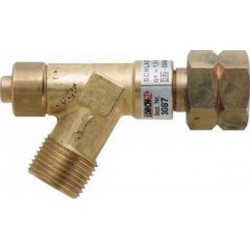 Raccord de sécurité pour tuyau flexible, Pression du gaz : 4,0 bar, Puissances à qn (kg/h) de 4,0 bar 6,0