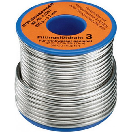Fil d'apport, Modèle : Bobine de 250 g, Ø 3,0 mm