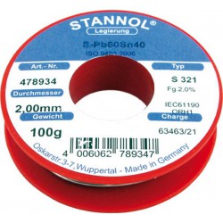 Fil d'apport, Modèle : Bobine de 100 g, Ø 2,0 mm