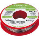 Fil d'apport pour l'électronique, Modèle : Bobine de 100 g, Ø 1,0 mm