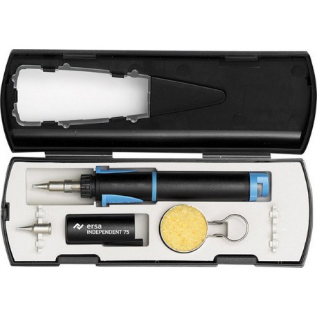 Kit de base de brasage au gaz Independent, Puissance : 15-75 W, Temps de chauffe environ 46 s, Température de la panne 580 °C