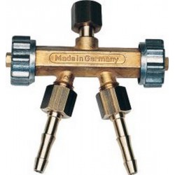 Soupape de dérivation double, Modèle : Oxygène G 3/8'' R