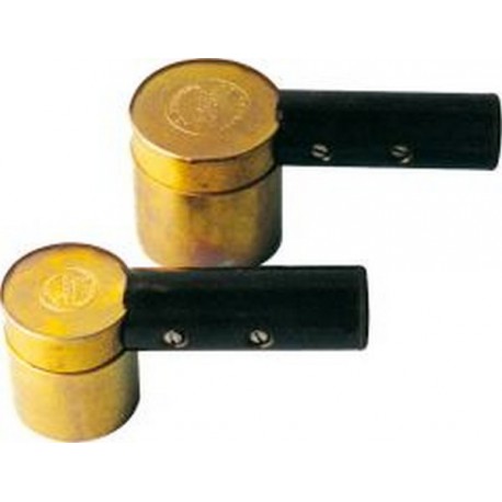 Borne polaire magnétique, ronde, Pour des charges jusqu'à : 250 A, Force de maintien 25 kg