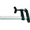 Pince de masse serre-joint, Pour des charges jusqu'à : 400 A, Portée 80 mm