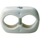Pince double/Pince double pour tuyaux souples, Modèle : Plastique, Ø 16/16 mm (Par 100)