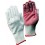 Gant en tricot, coton polyester, blanc, Taille : 9 (par 12)