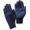 Gant en tricot, coton polyester, bleu, Taille : 9 (par 12)