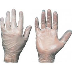 Gants jetables, vinyle, Taille : 10 (Paquet de 100)