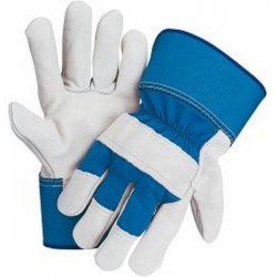 Gant en cuir Steeler, cuir vachette pleine fleur, index en cuir pleine fleur, Taille : 10 (par 12)