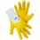 Gants en nitrile Mechanic jaune, Taille : 8 (par 12)