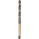 Foret hélicoïdal à queue cône morse, en acier à coupe rapide à 5 % de cobalt, type N, DIN 345, profil rectifié, sans revêtement, Ø h8 : 27,00 mm